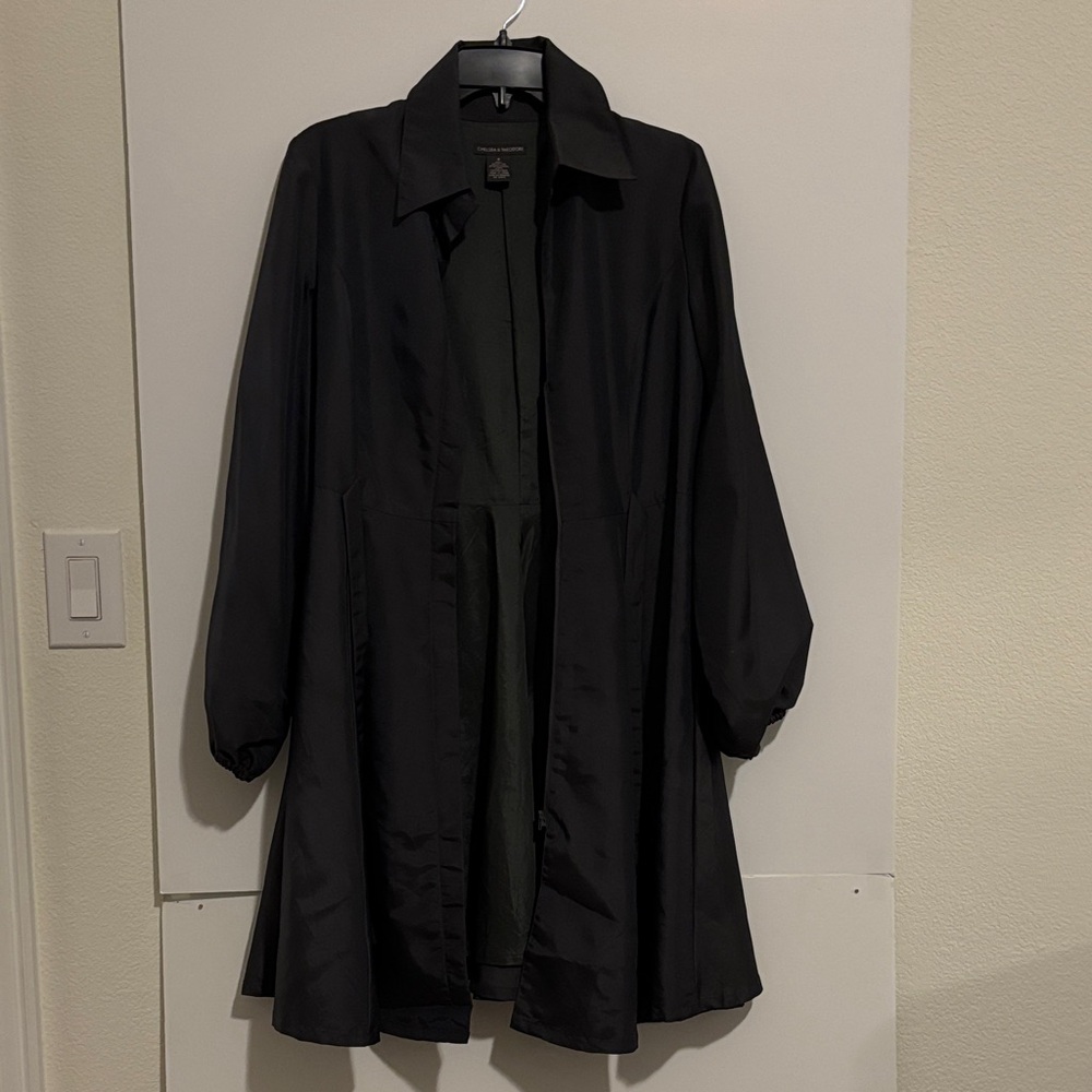Chelsea & Theodore Black Trench Coat